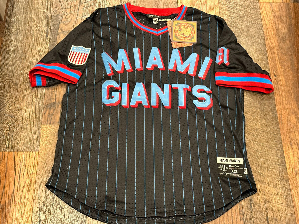 Miami Giants, Negro League, Rings & Crowns Mesh Replica Miami Giants, Negro League, Rings & Crowns Mesh Replica
