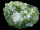 TOP GREEN CUBIC FLUORITE, QUARTZ - GLORY MINE FROM SPAIN - 4 x 3.5 x 2cm