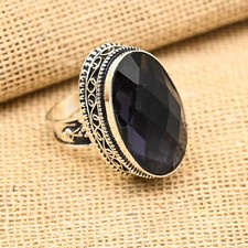 Wonderful Iolite Gemstone Handmade 925 Sterling Silver Ring Jewelry