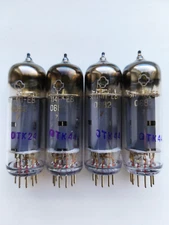 Vintage USSR Soviet Tubes 6p14p-EV/EL84/7189/6BQ5 Gold Grid Reflektor NOS 4 pcs.