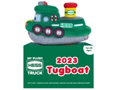 ⚓️ 2023 Hess Plush Toy TugBoat  Perfect Holdiay Gift! 1pc from case