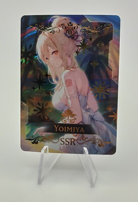 YOIMIYA Genshin Impact Sexy ACG Goddess Story Waifu Card Holo Foil Manga Karte