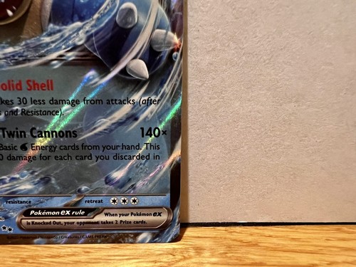 2023 Pokemon English 151 Blastoise EX NM/Mint - Majestic Water Titan! - Picture 8 of 13