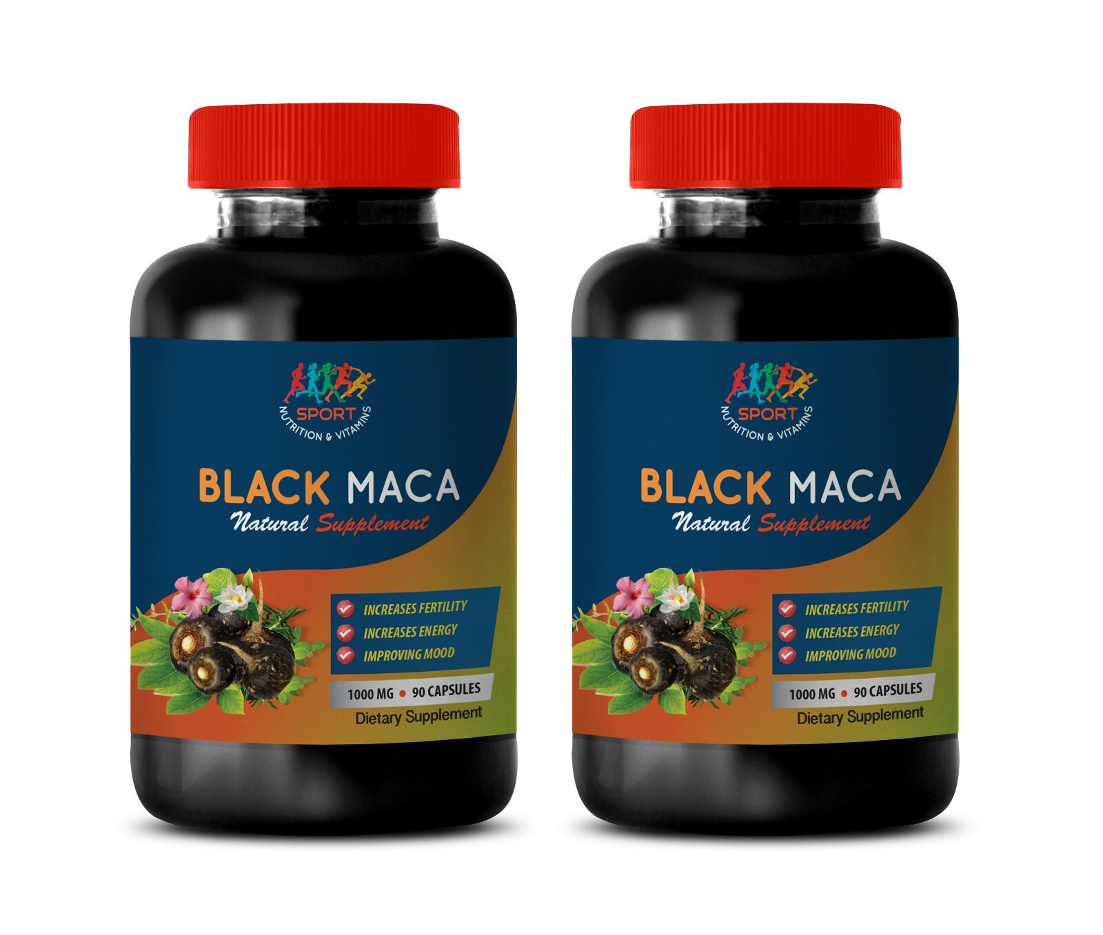 antioxidant natural - BLACK MACA  energy boosting big train 