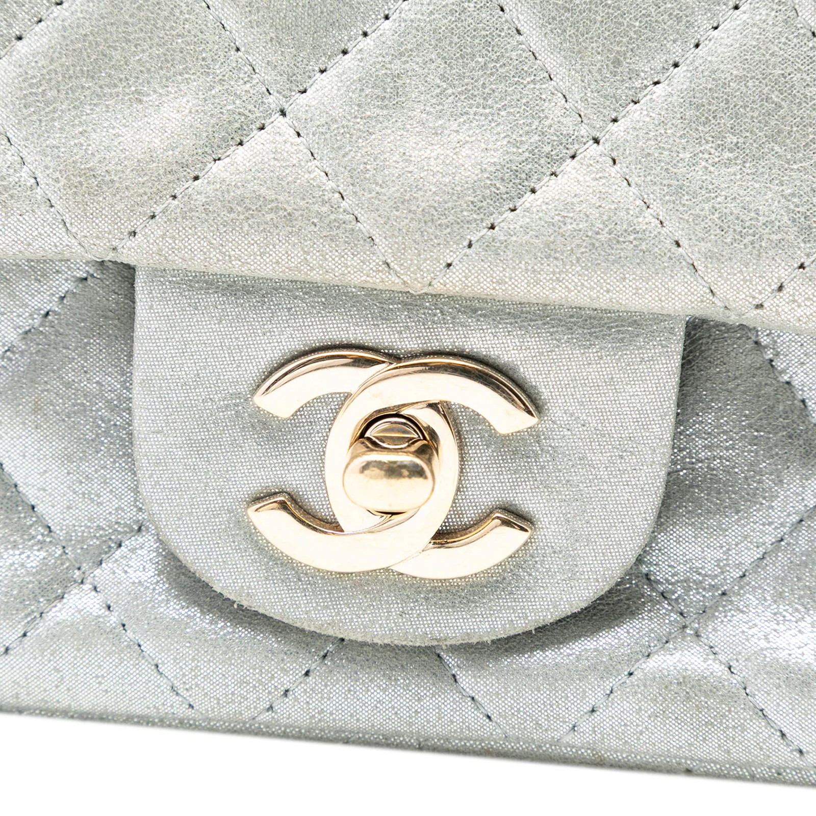 Chanel Mini Rectangular Classic Iridescent Lambsk… - image 6