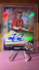 2017 Topps Bowman Chrome Baseball Cash Case 1st Bowman Purple Auto /250