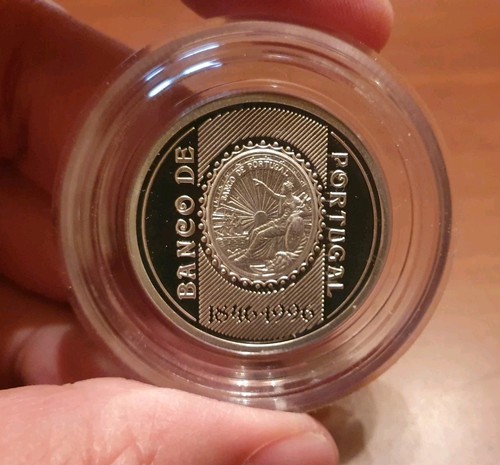 BANCO DE PORTUGAL PORTUGUESE 500 ESCUDOS 1996 SILVER PROOF COIN + CERTIFICATE - Picture 4 of 10
