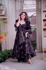 Bollywood Party Wear Anarkali Salwar Kameez Suit Gown Indian Pakistani Designer