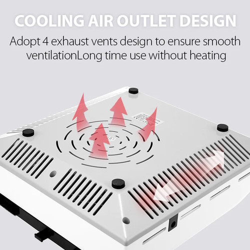 Nail Dust Collector with Remove Filter Powerful for Acrylic Nail Salon Equipment - Picture 6 of 14