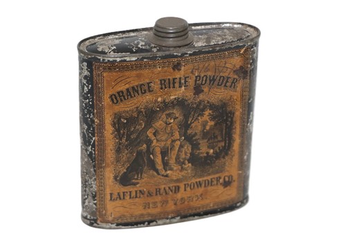 Laflin & Rand Orange Rifle Powder Tin