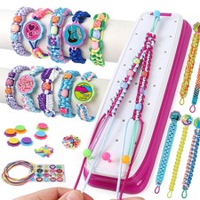 IQKidz Friendship Bracelet Making Kit - Make Bracelets Craft Toys for Girls A...