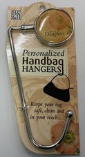 H&H Personalized Handbag Hanger Special Daughter Purse Hook Bag Holder Fold Flat