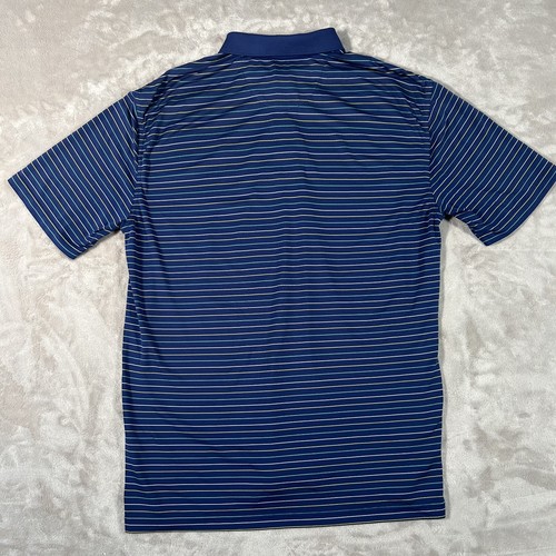 Masters Tech Polo Shirt Mens Large Blue Golf Performance Augusta National Logo - Picture 10 of 15