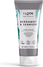 I Love Naturals Bergamot & Seaweed Hand Cream with Essential Oils 100ml