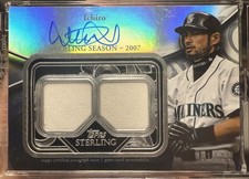 2024 Topps Sterling Seasons Dual Relic Auto #01/25 ICHIRO SUZUKI #SSAR-I2 HOF