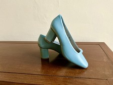 Marks & Spencer Wide Fit Size 5 Gorgeous Light Blue Court Shoes. New.