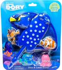 SwimWays Disney Finding Dory Mr. Ray Dive and Catch Game, Bath Toys NEW