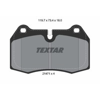 Textar BremsbeläGe Bremsbelegsatz Vorne FüR BMW 7Er 8Er Maserati 4200 GT Coupe