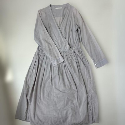 evam eva Cache Coeur Dress Gray Cotton Free Size