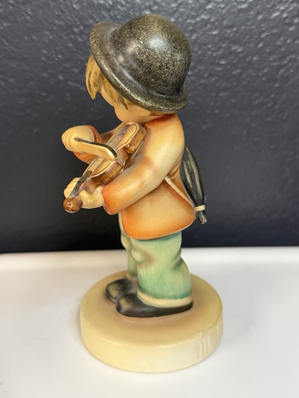 Goebel Hummel HUM 186 Sweet Music Cello Boy Figurine TMK Blue Germany