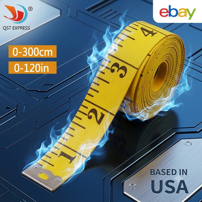 120'' Body Measuring Ruler Sewing Tailor Tape Measure Seamstress Soft Flat
