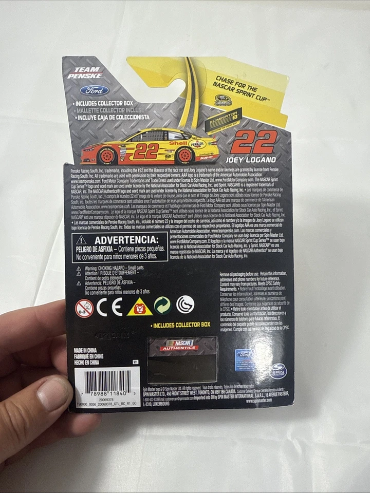 Nascar Authentics Joey Logano Chase for The Sprint Cup Eliminator 8 1/64 - Image 4 of 4