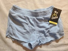 Girls' Fleece Shorts Art Class Light Blue Size Small