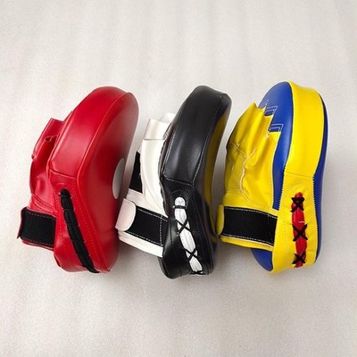 Kickboxen Curved Focus Mitts Strike Pad Karate Kicking Muay Thai Martial Arts