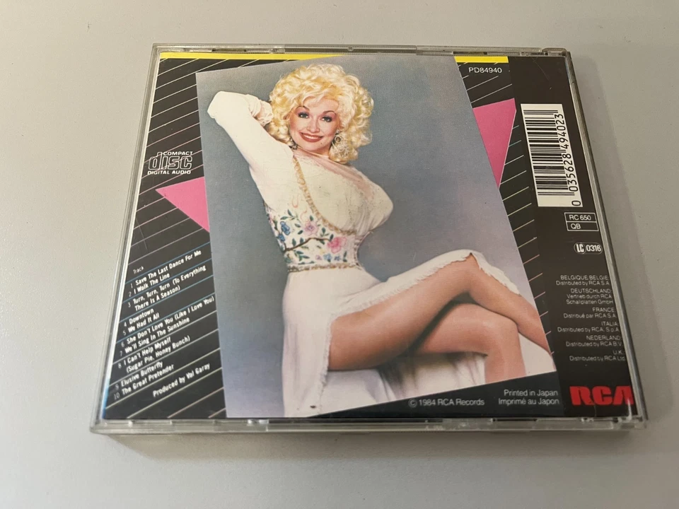 Dolly Parton – The Great Pretender - first press made in Japan- CD © 1984 PD8494 - Bild 3 von 3