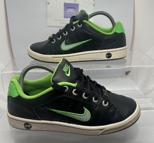 Nike Court Tradition Youth Black Low Top Synthetic Leather Trainers UK Size 4.5