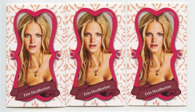 (3) ERIN HEATHERTON LEGEND SPOTLIGHT COLLECTOR SERIES LIMITED EDITION CARDS