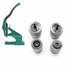 15mm Press Stud Fixing Die Tool Set For Rounded Caps (Fits Green Machine)