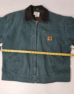 Carhartt Detroit J43 HTG FADED size Large Vintage 90s USA rare