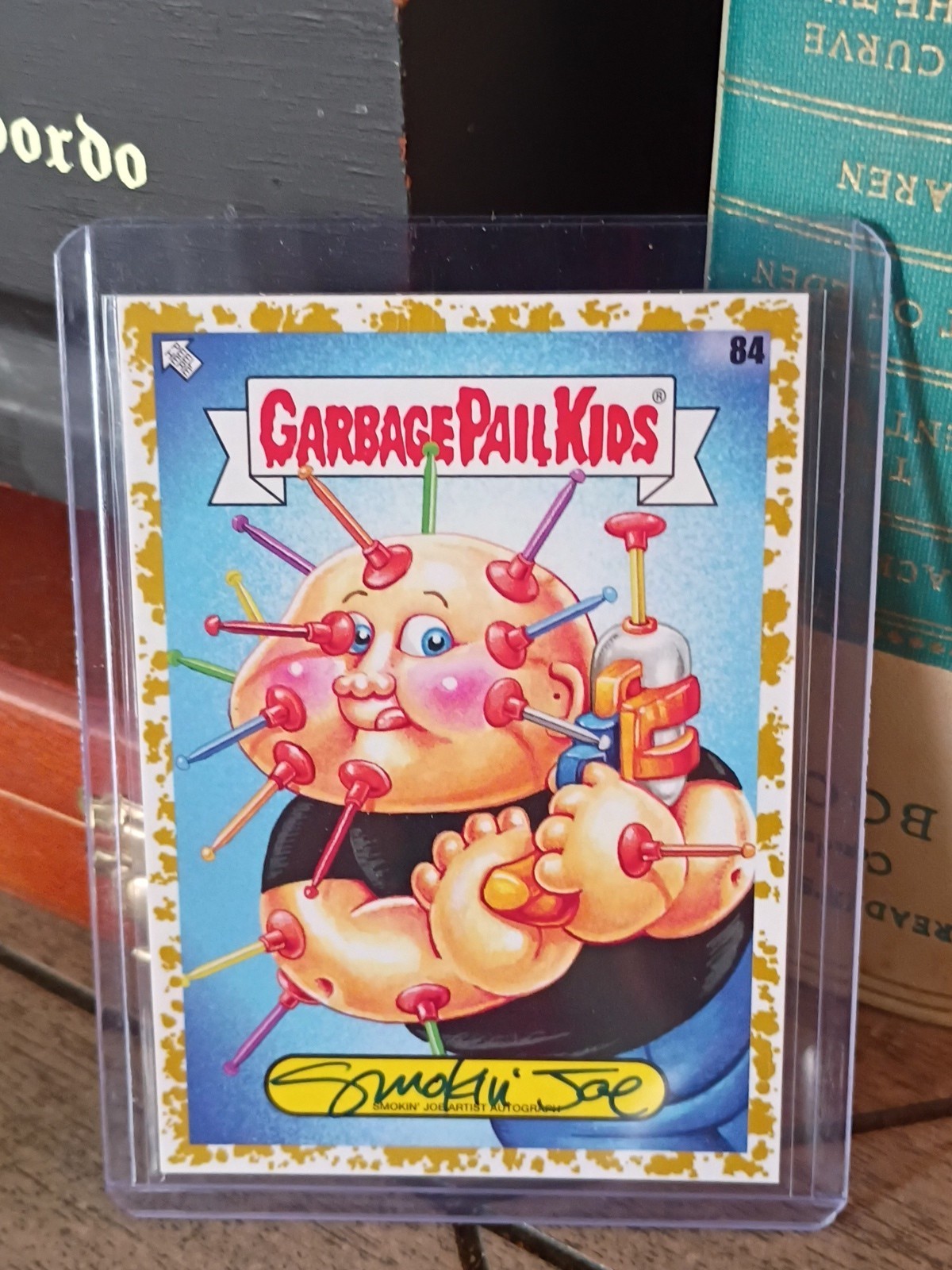 GARBAGE PAIL KIDS AT PLAY 2024 SMOKIN' JOE GOLD AUTOGRAPH AUTO CARD #84 23/50