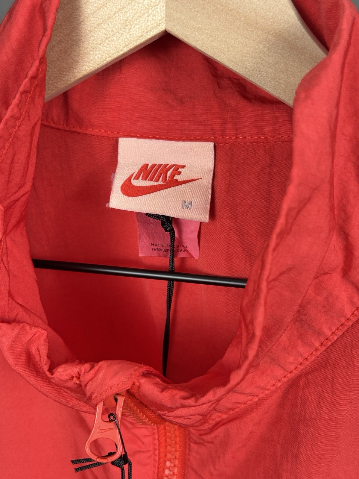 Nike Stussy Jacket Windrunner jacket men's size M Red thumbnail 2