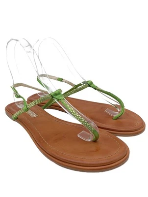 BUFFALO LONDON Sandales Dianette Dames Sandales T EU 38 vert style décontracté - Photo 1/4