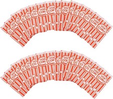 Paper Popcorn Bags Individual Servings, Disposable Paper Popcorn Bag Bulk Pop