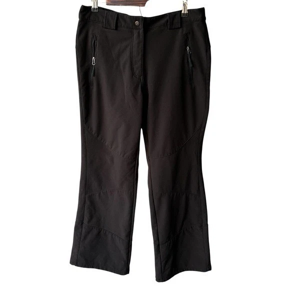 Vertical 9 Snow Pants Black Fleece Lined Outdoor Active Cold Weather Size Large