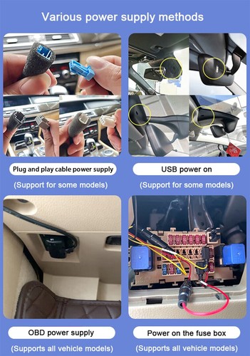 4K DVR Dash Cam Camera For Benz GLA H247 GLA200 GLA220 GLA250 2024 2025 2026 - Picture 9 of 22