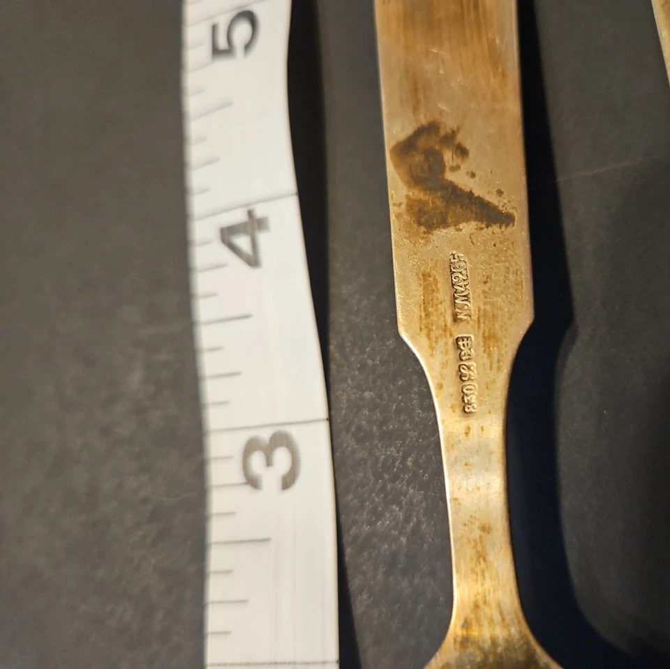 Utensilios para niños David Anderson 830 plateados Foto 3 de 4