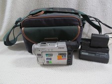Sony Handycam DCR-TRV9 Mini DV Camcorder With Bag Charger For Parts or Repair