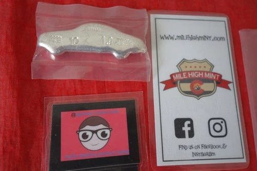 ‼️Limited VW Volkswagen Karmann Ghia Hand Poured .999 Fine Silver 1.9 oz Art Bar