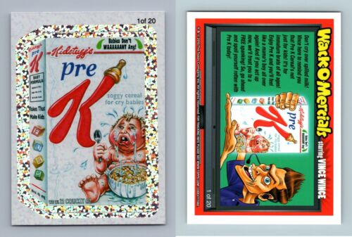 Pre K #1 Wacky Packages Series 7 Wack-O-Mercials Flash Foil Card / Sticker - Picture 1 of 1