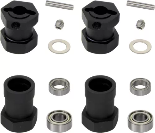 12mm Alu Hex Adapter Wheels for Tamiya CW-01 Lunch Box Upgrade Parts - Bild 1 von 5