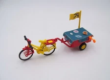 PLAYMOBIL (V149) LEISURE - bicycle & trailer of the traveller cyclist 3746