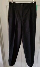Liz Claiborne Collection Black Pure Wool Fully Lined Dress Pants Size 14 NWT