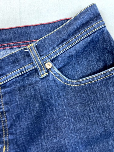 GLO Jeans Womens 13 Boot cut Slight Flare Comfy stretch Dark Wash - Picture 6 of 18