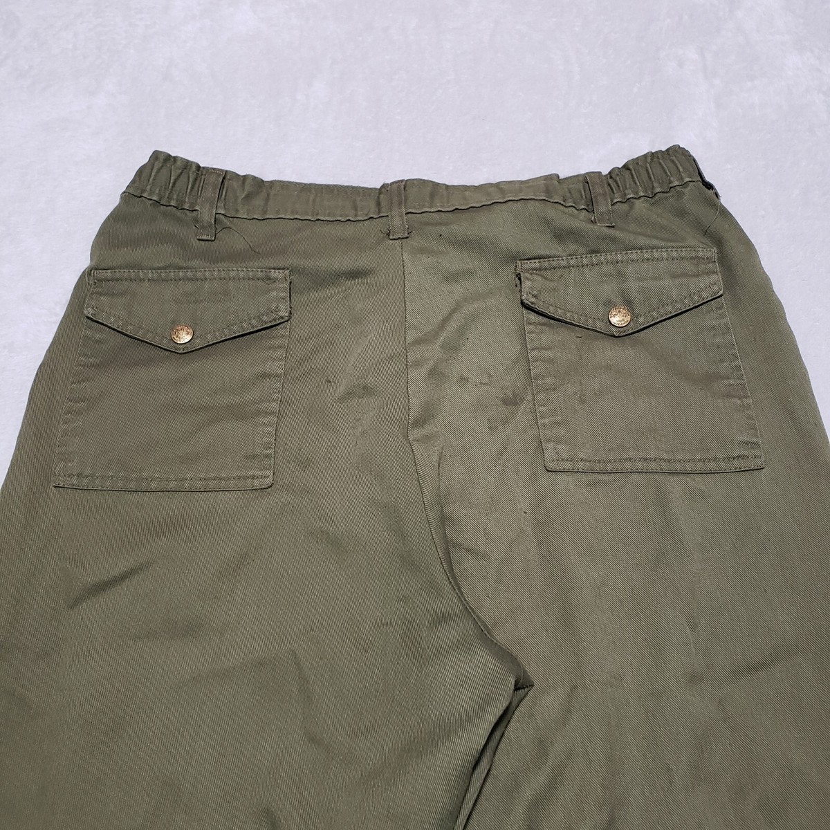 ▪️40‘s【BOY SCOUT】 VINTAGE PANTS Boy Scouts Of America Uniform Pants Men 39x28 Green Union