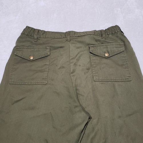 VINTAGE Boy Scouts Pants Adult 32 x 28 BSA Official Uniform Distressed - Picture 9 of 11