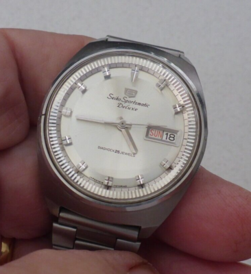 Seiko Sportsmatic 5 Delux, Dolphin 1965, 7619-7020, Vintage Watch
